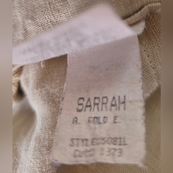 Agolde Wheat Coloured Long Linen Skirt. Summer Weight. Lg. - Picture 13 of 14